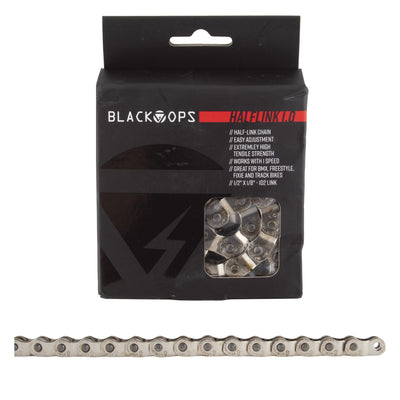 Black Ops HalfLink 1.0 BMX Freestyle Chain-Silver