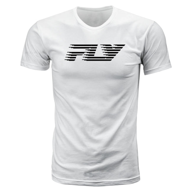 Fly Racing Fast T-Shirt-White - 1