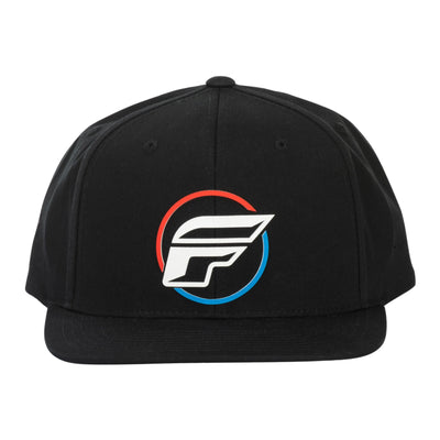 Fly Racing Half-Wing Snapback Hat-Black