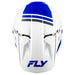 Fly Racing Kinetic Verdict BMX Race Helmet-White/Blue/Grey - 4