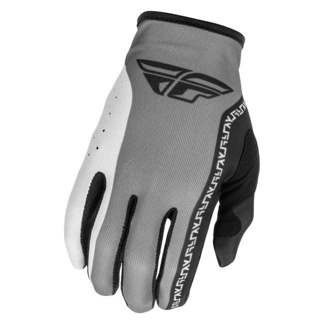 Fly Racing Lite BMX Race Gloves-Grey/Black - 1