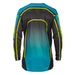 Fly Racing Rayce BMX Race Jersey-Teal/Black/Lime - 2
