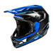 Fly Racing Rayce Repeat BMX Race Helmet-Black/Blue - 1