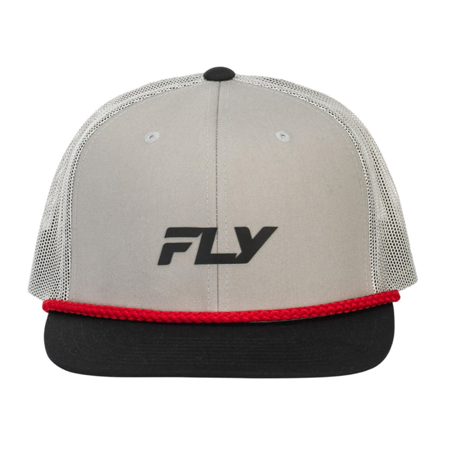 Fly Racing Trucker Snapback Hat-Grey - 1