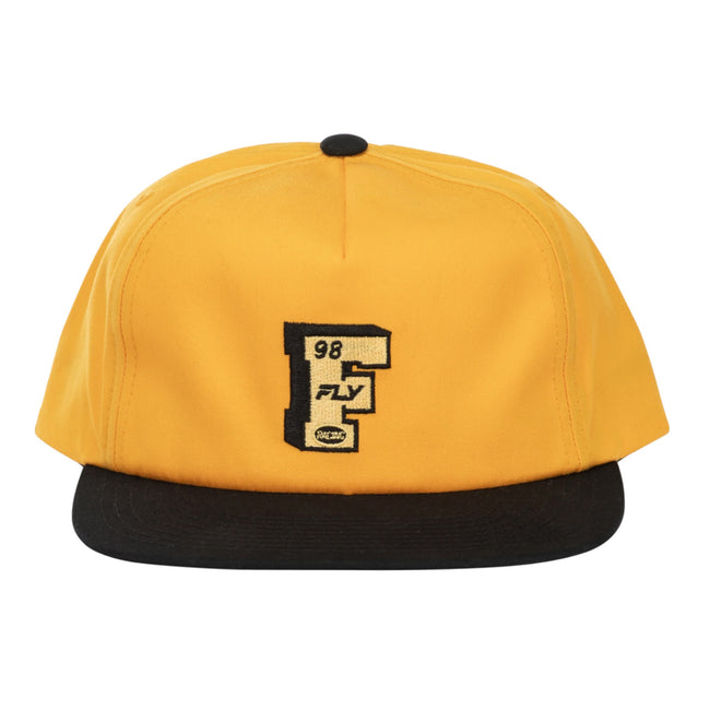 Fly Racing Varsity Snapback Hat-Mustard - 1