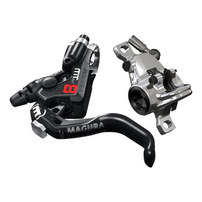 Magura MT8 PM Pro Hydraulic Disc Brake and Lever-Black/Chrome POST MOUNT