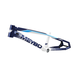 Meybo HSX Alloy BMX Race Frame-White/Navy/Blue