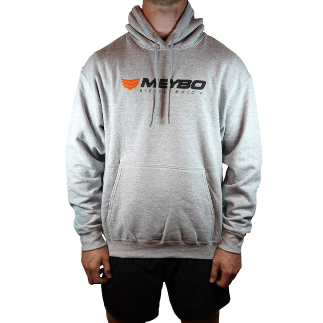 Meybo Logo Hoodie-Heather Grey - 2