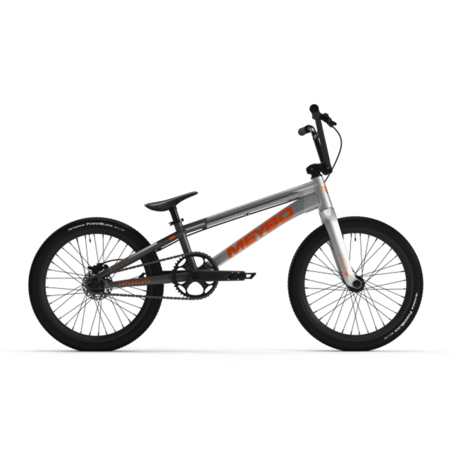 Meybo Superclass Pro 22 BMX Race Bike-Grey/Orange - 1