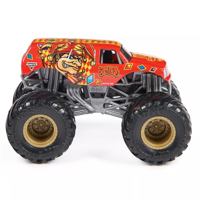 Monster Jam Die-Cast 1:64 Scale Monster Truck-2-Pack-Lucas Stabilizer vs Jester - 2
