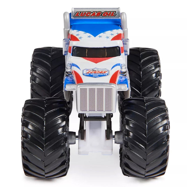 Monster Jam Die-Cast 1:64 Scale Monster Truck-2-Pack-Lucas Stabilizer vs Jester - 6