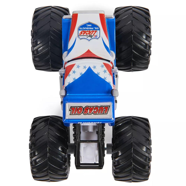 Monster Jam Die-Cast 1:64 Scale Monster Truck-2-Pack-Lucas Stabilizer vs Jester - 7