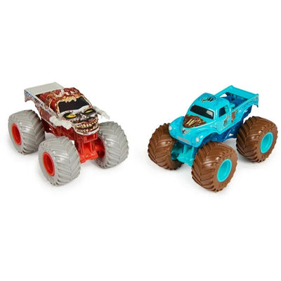 Monster Jam Die-Cast 1:64 Scale Monster Truck-2-Pack-Zombie vs Whiplash