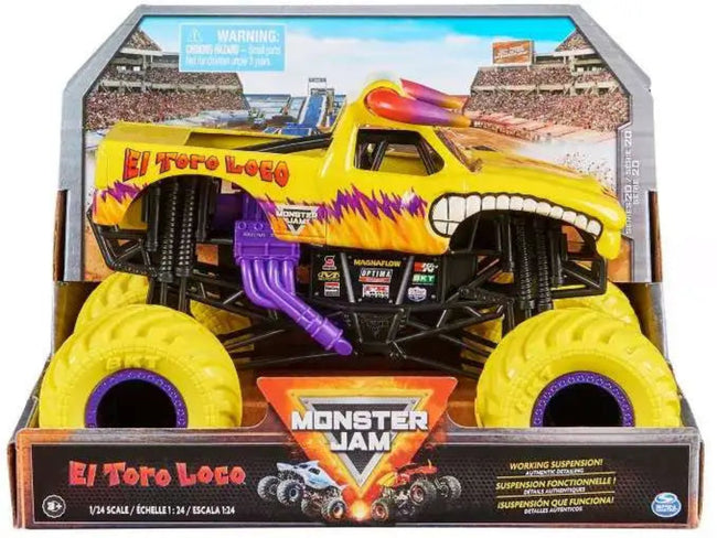 Monster Jam Series 20 1:24 Scale Die-Cast Official Monster Truck-El Toro Loco - 1