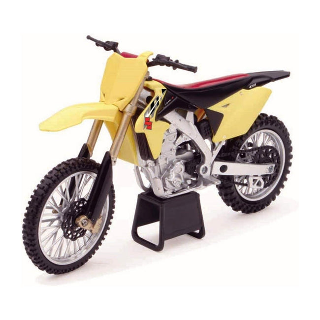 New Ray 1:12 Suzuki RM-Z450 Die-Cast Motorcycle-Yellow - 1