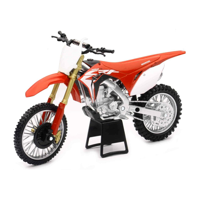 New Ray 1:6 Honda CRF450R Die-Cast Motorcycle-Red/White - 1
