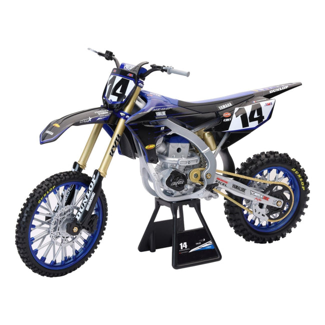 New Ray 1:12 Yamaha Championship Ed. YZ450F Die-Cast Motorcycle-Dylan Ferrandis #14 - 1