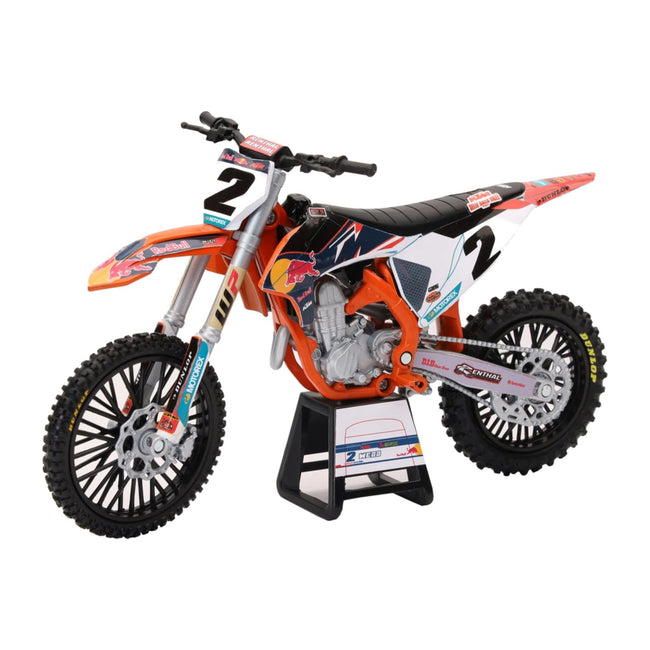 New Ray 1:12 Red Bull KTM 450SX-F Die-Cast Motorcycle-Cooper Webb #2 - 1