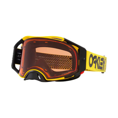 Oakley Airbrake MX Goggles-Moto Yellow With Prizm Bronze Iridium Lens