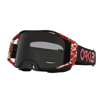 Oakley Airbrake MX Goggles-Red Eddie With Dark Grey Lens