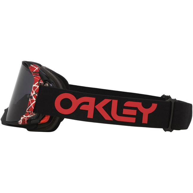 Oakley Airbrake MX Goggles-Red Eddie With Dark Grey Lens - 4