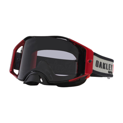 Oakley Airbrake MX Goggles-TLD Grey Blocks With Light Grey Lens