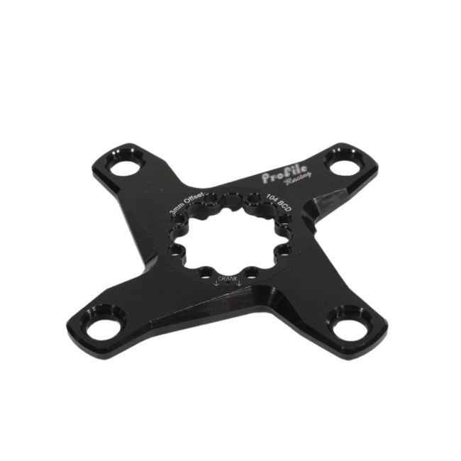 Profile Elite Aluminum Spider-104BCD-Black - 1