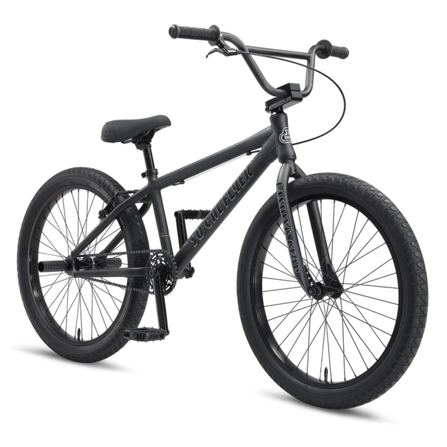 SE Bikes So Cal Flyer 24&quot; BMX Freestyle Bike-Matte Black - 2