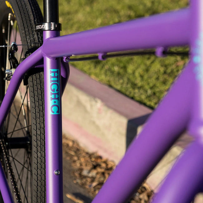 Sunday High-C 29&quot; BMX Freestyle Bike-Matte Grape Soda - 9
