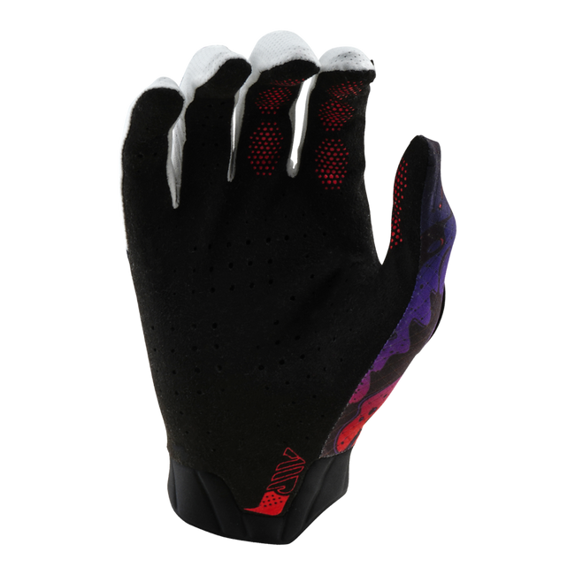 Troy Lee Designs Air BMX Race Gloves-Drip Black/Purple - 2