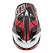 Troy Lee Designs D4 Polyacrylite MIPS BMX Race Helmet-Block Charcoal/Red - 8