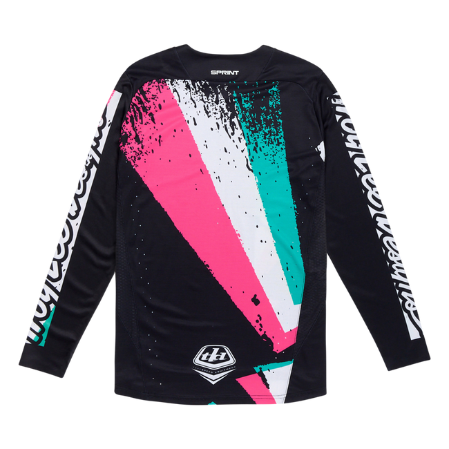 Troy Lee Designs Sprint BMX Race Jersey-Full Pull Black - 2