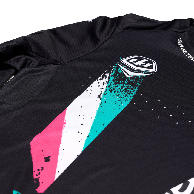 Troy Lee Designs Sprint BMX Race Jersey-Full Pull Black - 3