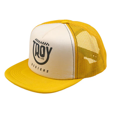 Troy Lee Designs Trucker Snapback Hat-OSFM-Smiley Golden