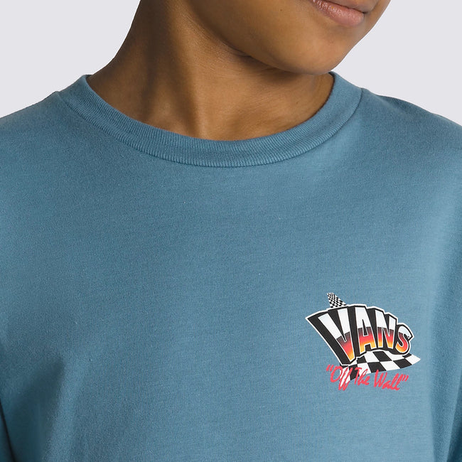 Vans Hole Shot Youth T-Shirt-Bluestone - 3