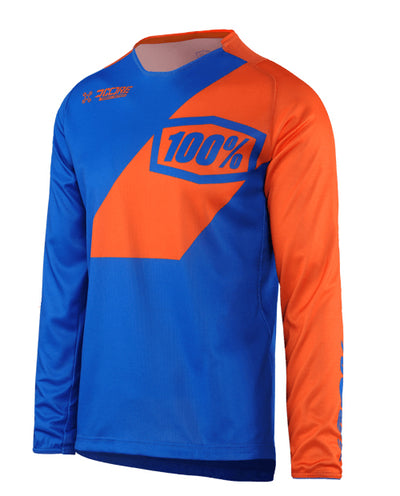 100% R-Core Downhill BMX Race Jersey-Nova Royal Blue