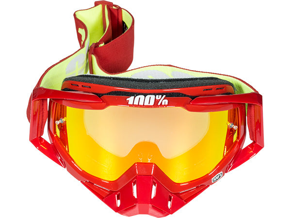 100% Racecraft Goggles-Corvette-Mirrored Red Lens - 2