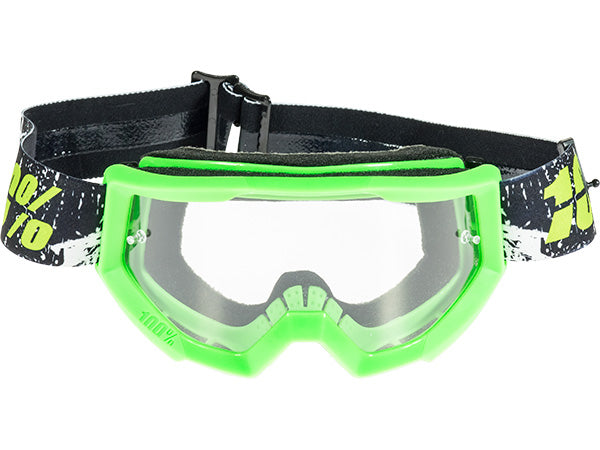 100% Strata Jr Goggles-Crafty Lime - 2