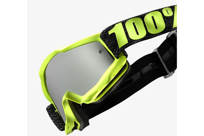 100% Accuri Goggles-Tresse-Mirror Silver Lens - 2