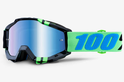 100% Accuri Goggles-Zerg-Mirror Blue Lens