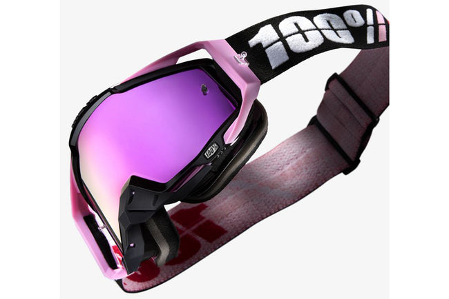 100% Racecraft Goggles-Floyd-Mirror Pink Lens - 2