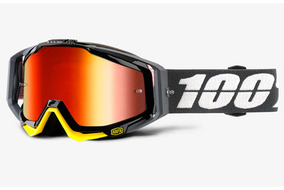 100% Racecraft Goggles-Fortis-Mirror Red Lens