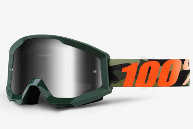 100% Strata Goggles-Huntsitan-Mirror Silver Lens - 1