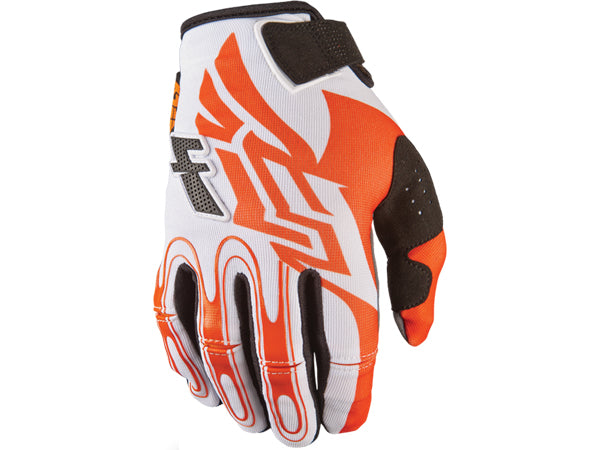 Fly Racing 2013 Kinetic Gloves-Orange/White - 1