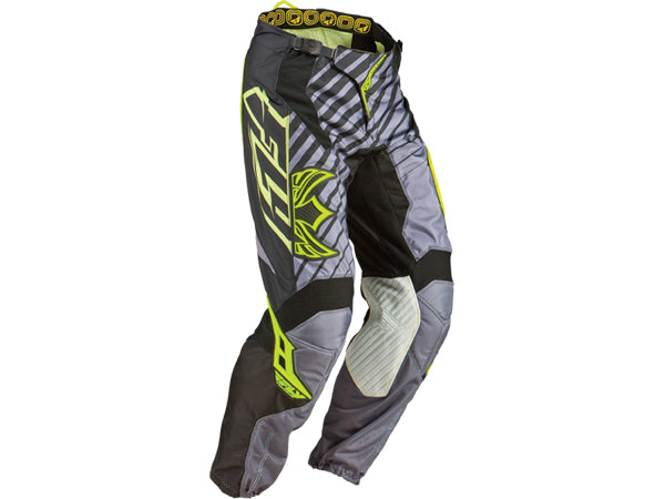 Fly Racing 2013 Kinetic RS Race Pants-Black/Yellow - 1