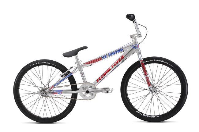 SE Racing Floval Flyer Pro Cruiser 24&quot; BMX Race Bike-Hi-Polish Silver - 1