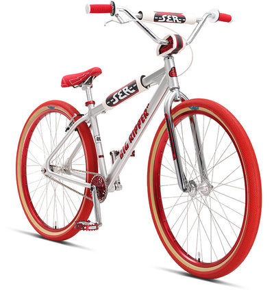 SE Racing Big Ripper 29" BMX Freestyle Bike-Ball Burnished Silver