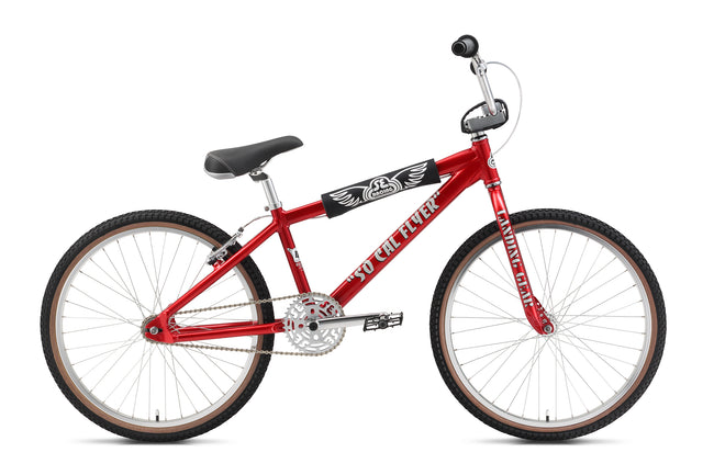 SE Racing So Cal Flyer 24&quot; BMX Freestyle Bike-Metallic Red - 1