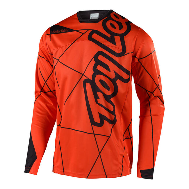 Troy Lee Sprint BMX Race Jersey-Metric-Orange/Black - 1
