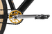 SE Racing DJ Ripper HD 26&quot; BMX Bike-Black/Blue - 5